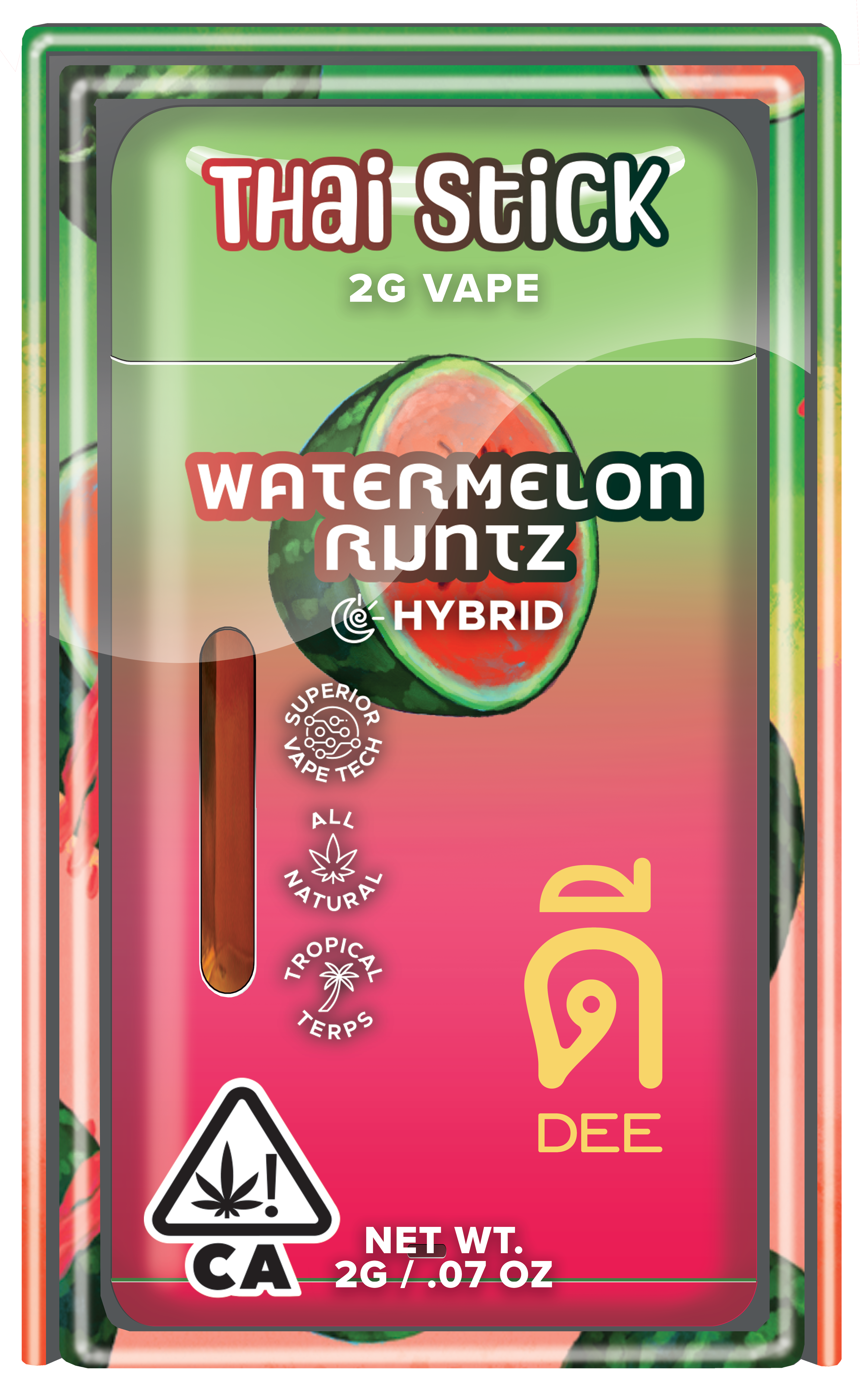 Watermelon Runtz Hybrid Vape 2g deethai Watermelon Runtz Hybrid Vape 2g deethai