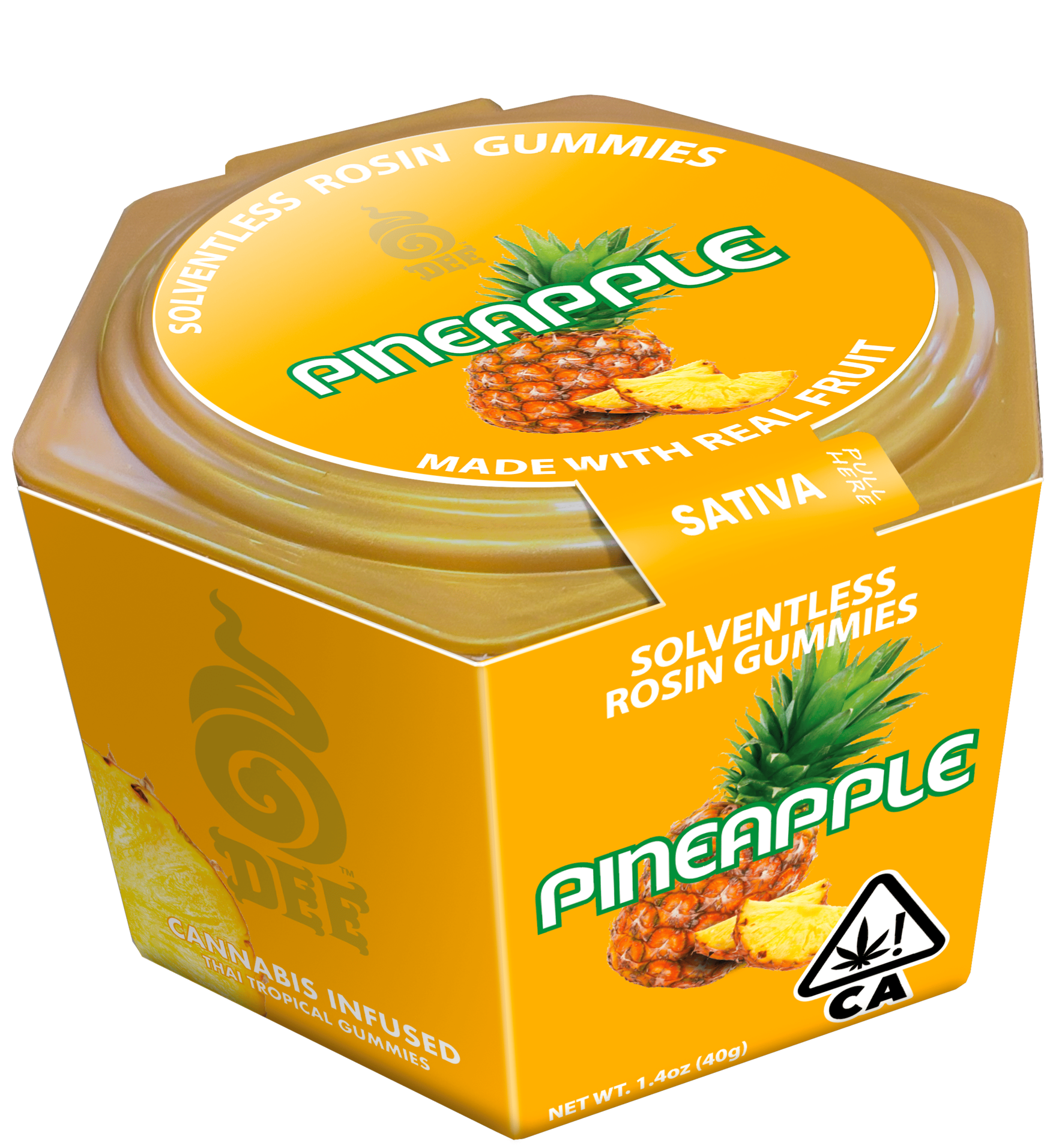 Energy Pineapple Sativa Gummies