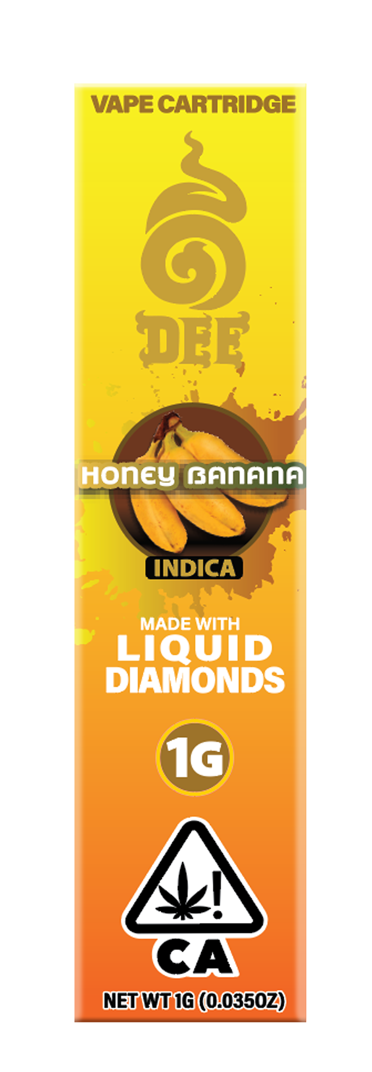 Honey Banana Indica Vape Cartridge 1g