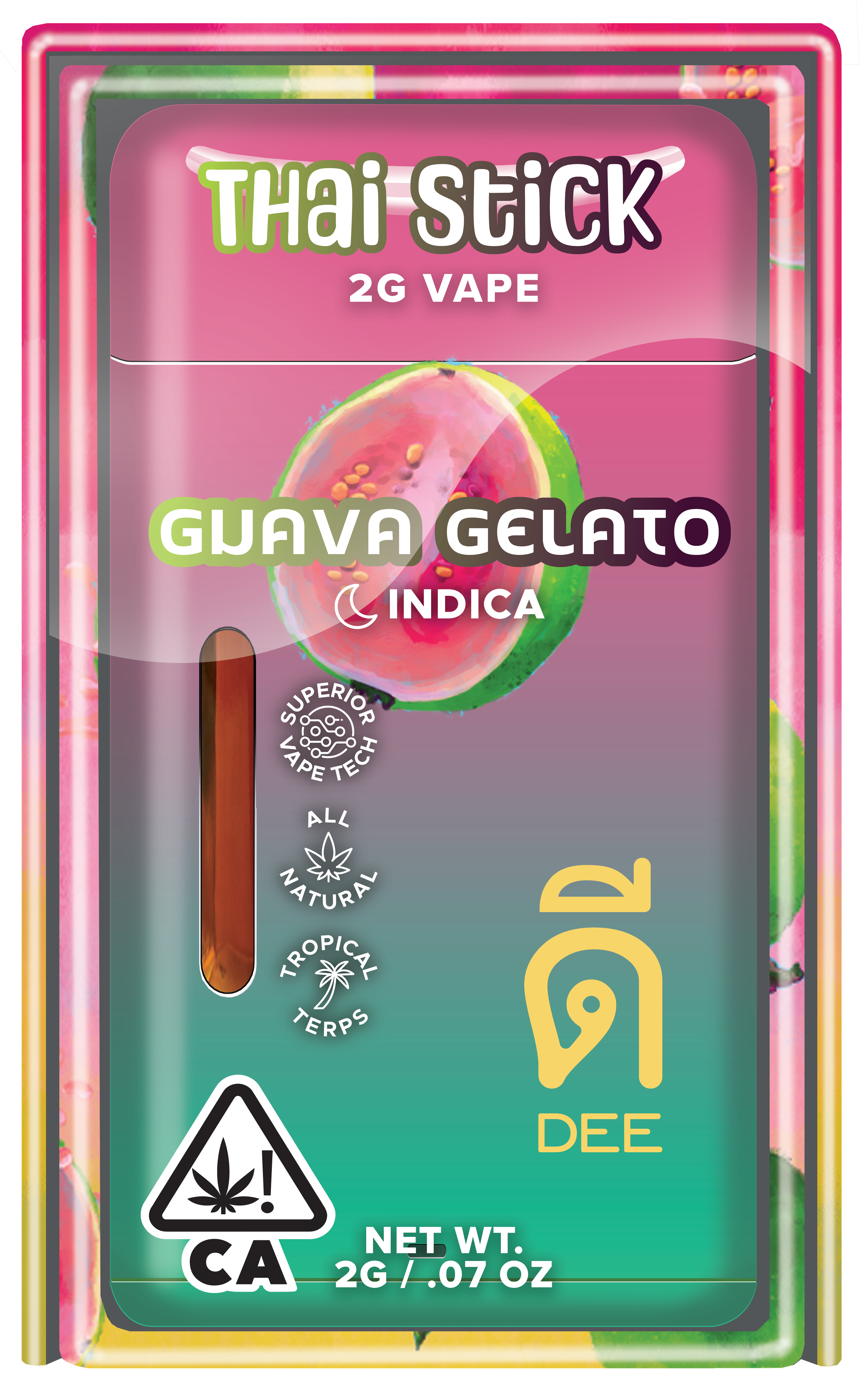 Guava Gelato Indica Vape 2g
