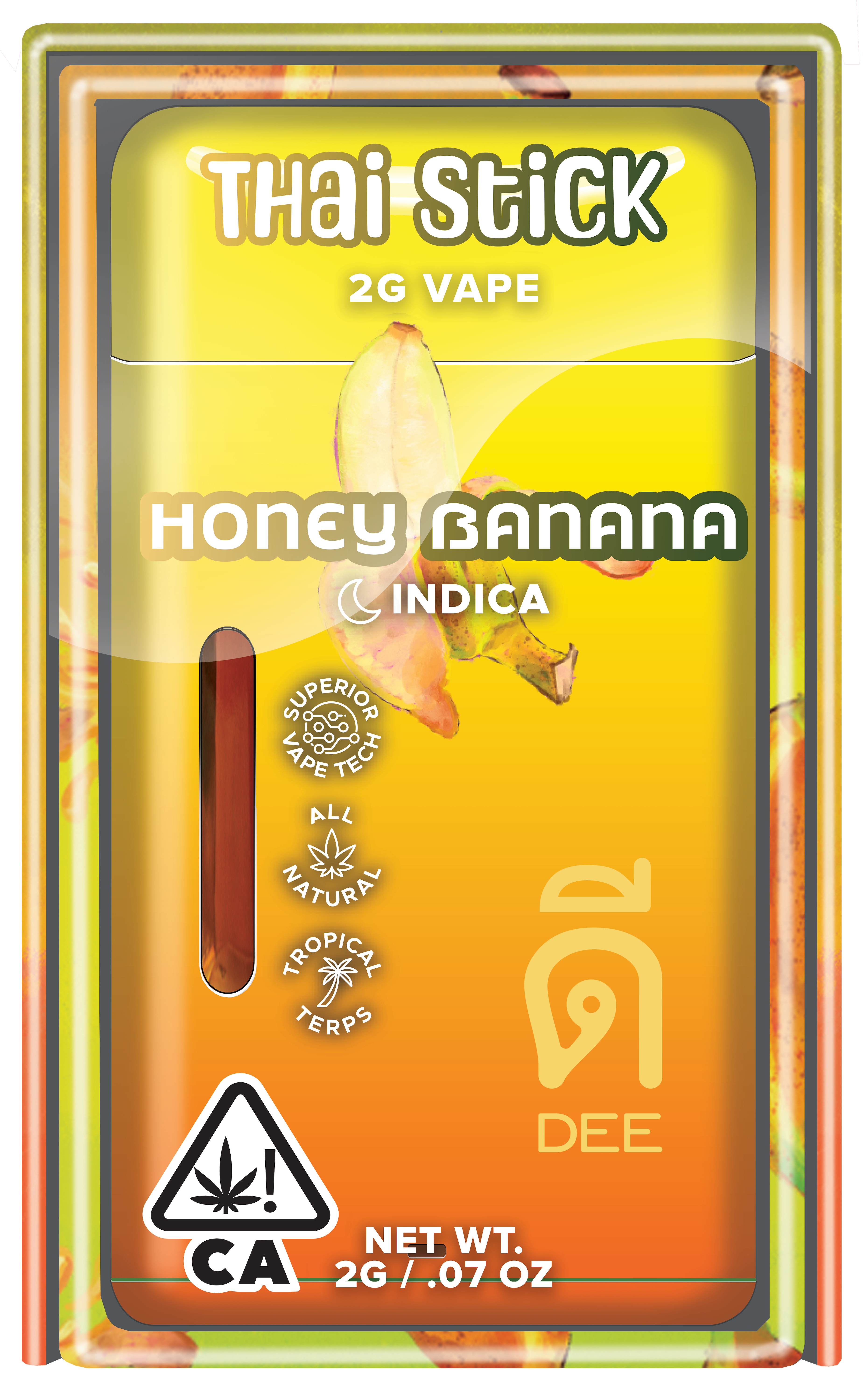 Honey Banana Indica Vape 2g