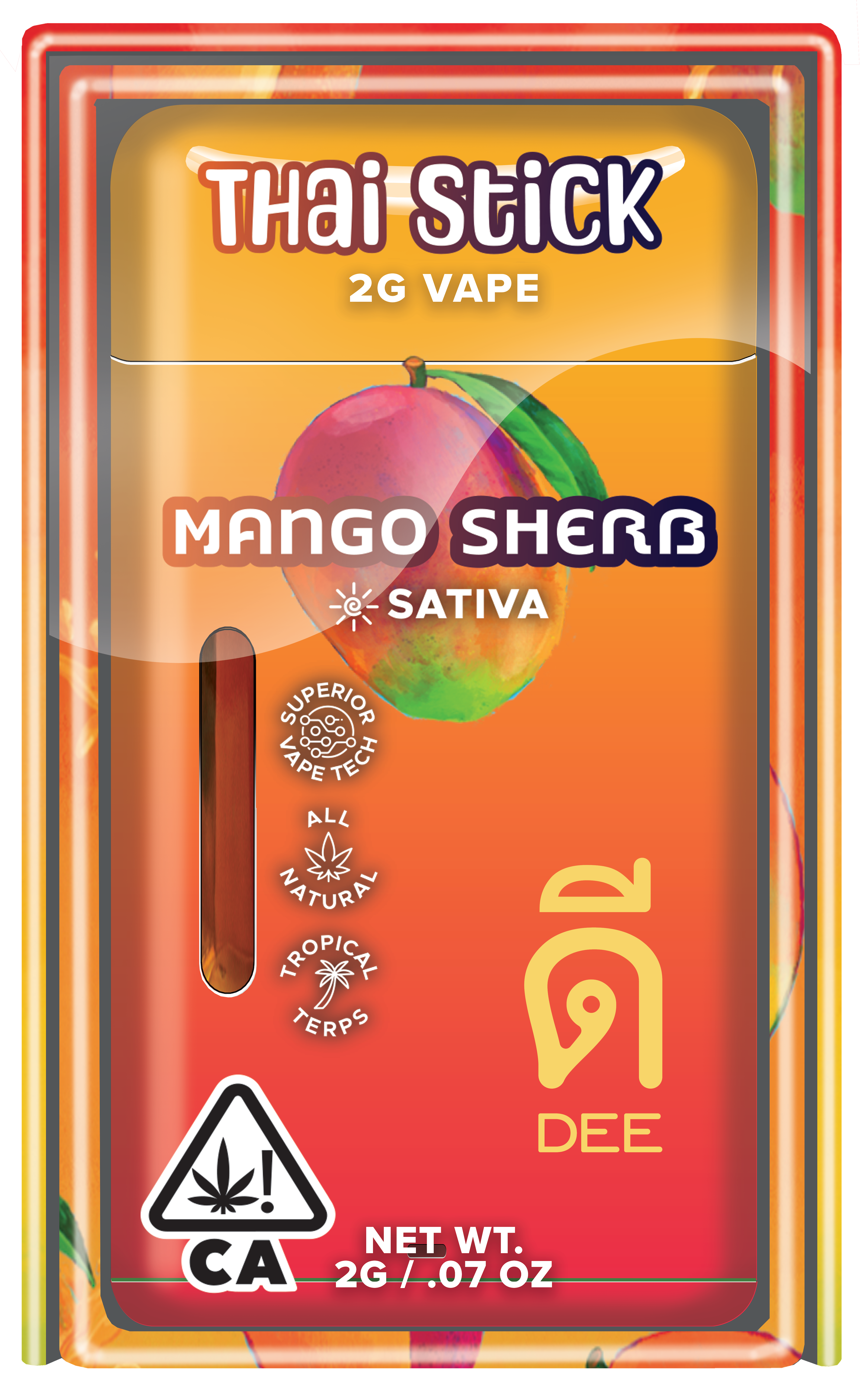 Mango Sherb Sativa Vape 2g