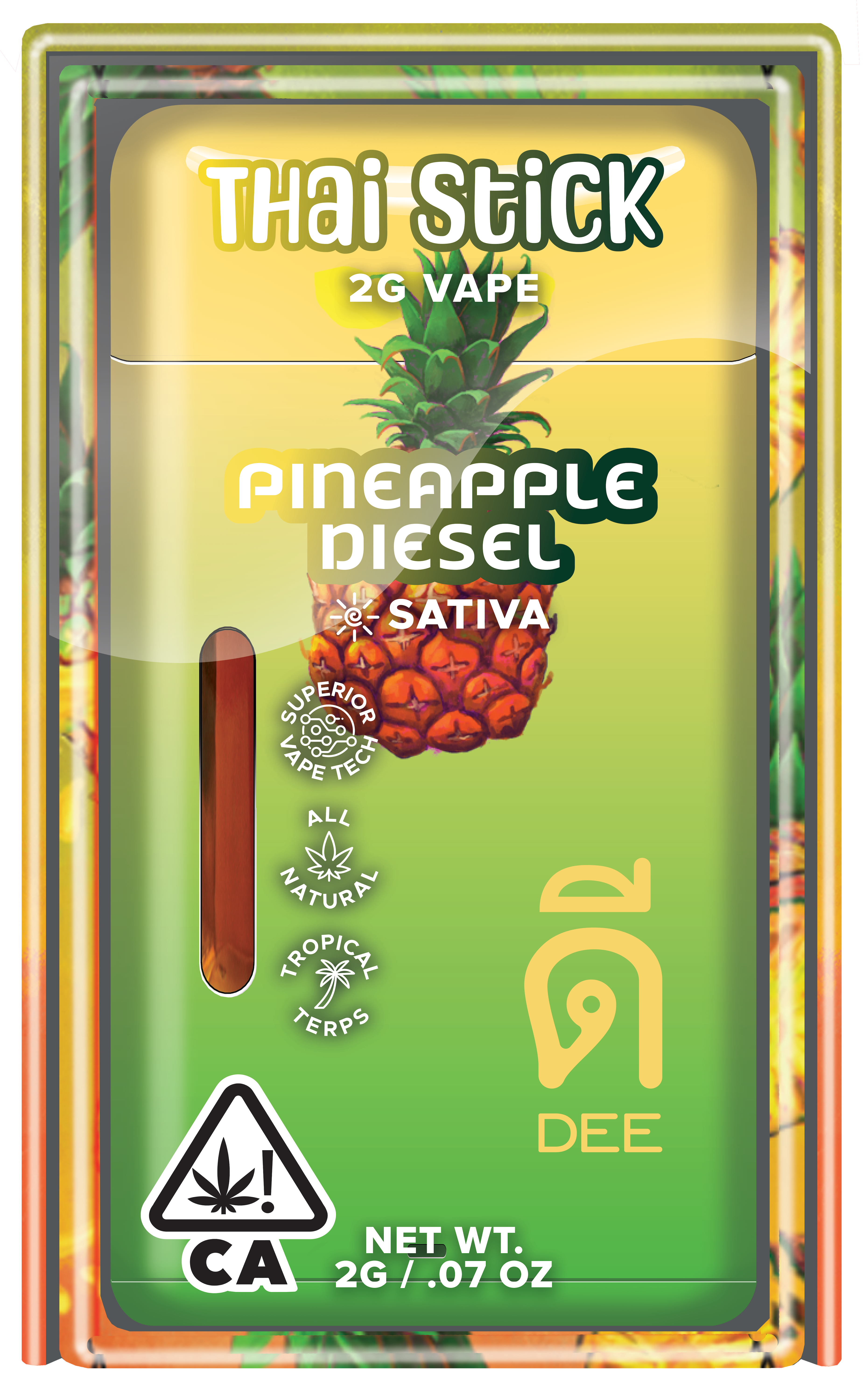 Pineapple Diesel Sativa Vape 2g