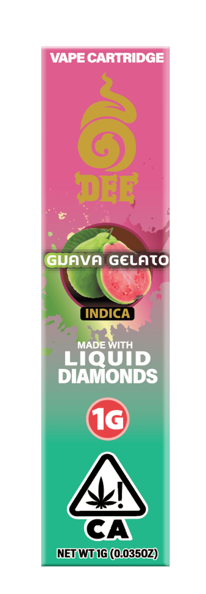 Guava Gelato Indica Vape Cartridge 1g