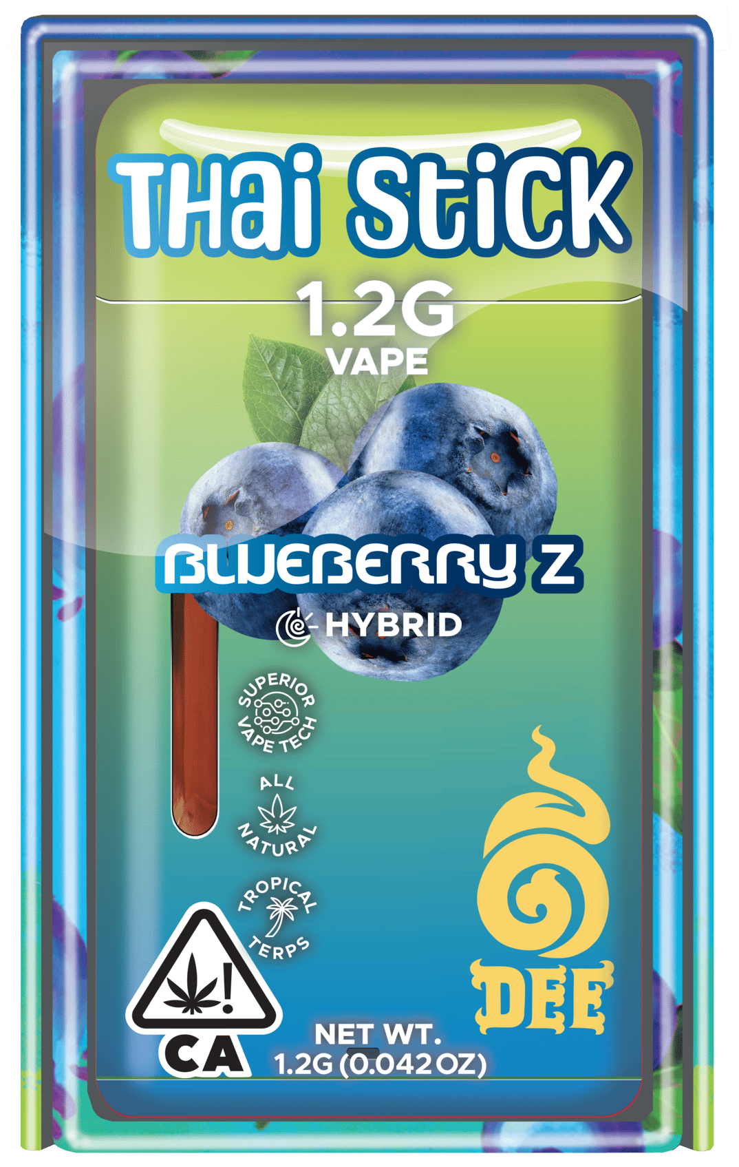 Blueberry Zkittlez Hybrid Vape 1.2g