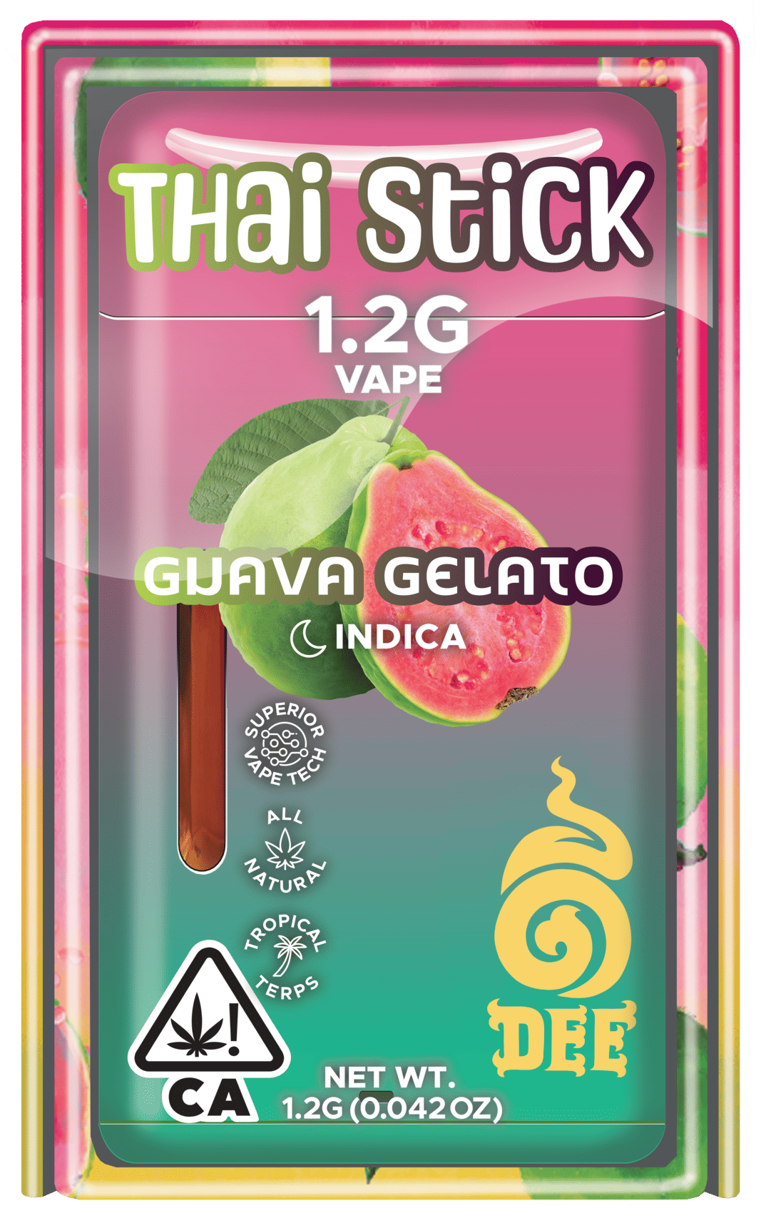 Guava Gelato Indica Vape 1.2g